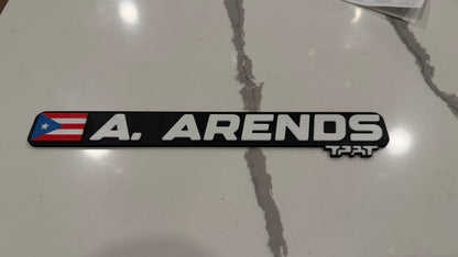 Sim Racing Custom Name Plate - Team Version