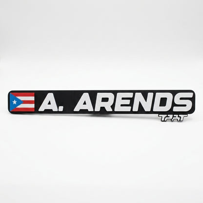 Sim Racing Custom Name Plate - Team Version