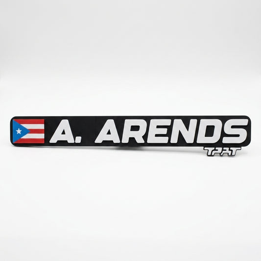 Sim Racing Custom Name Plate - Name Only No Team